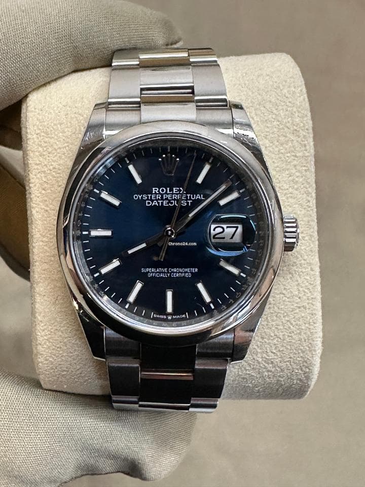 Rolex Datejust 36 Full set jamais polie