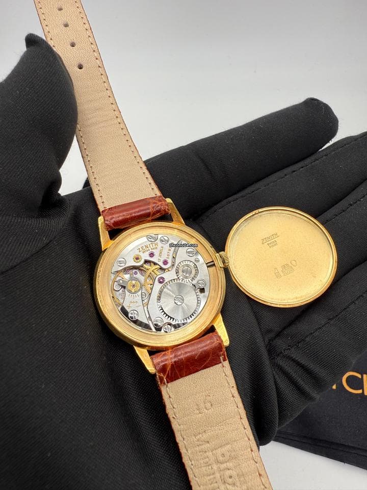 Zenith  Zenith Stellina 18kt Gold Just serviced cal. 2130 - Thumbnail 12