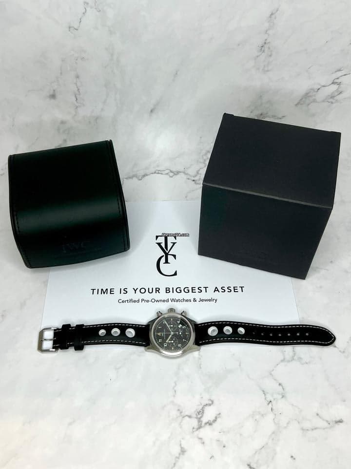 IWC Pilot Chronograph 36mm Quarz Vintage Travel-Case - Thumbnail 9