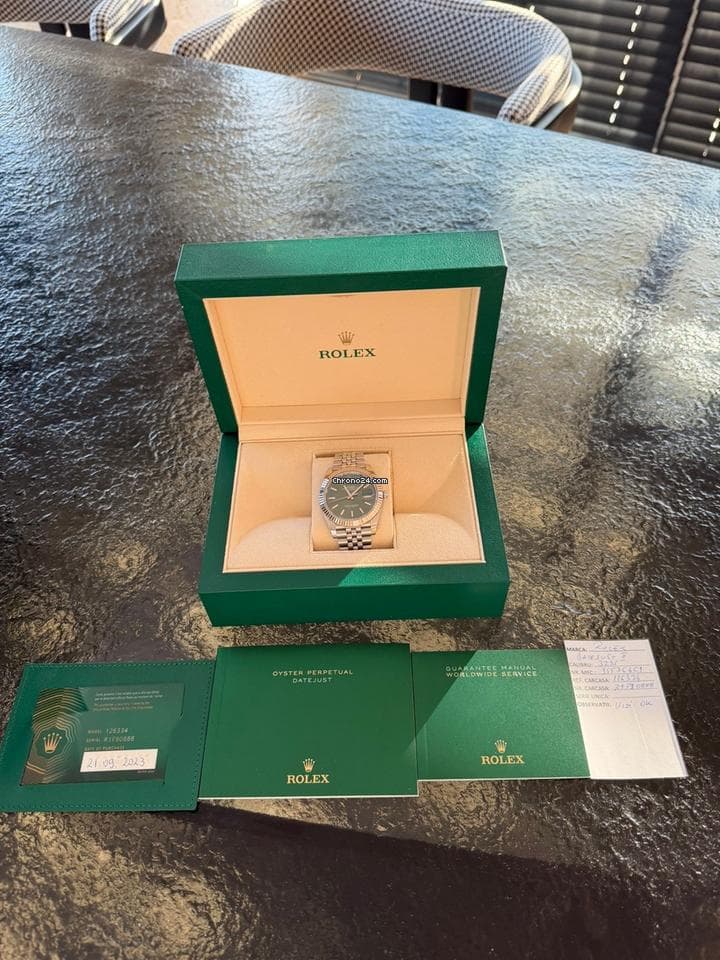 Rolex Datejust 41 Rolex Datejust 41 Green Dial Full Set - Thumbnail 5
