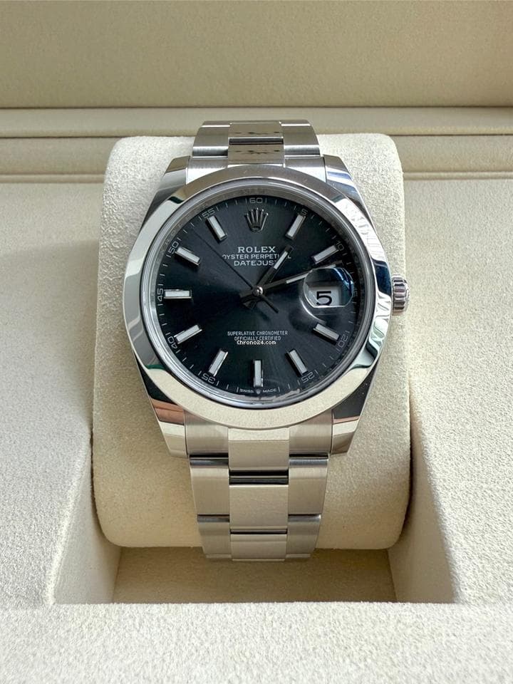 Rolex Datejust 41 2020 Rhodium Dial Lc AT first buyer receipt - Image 1
