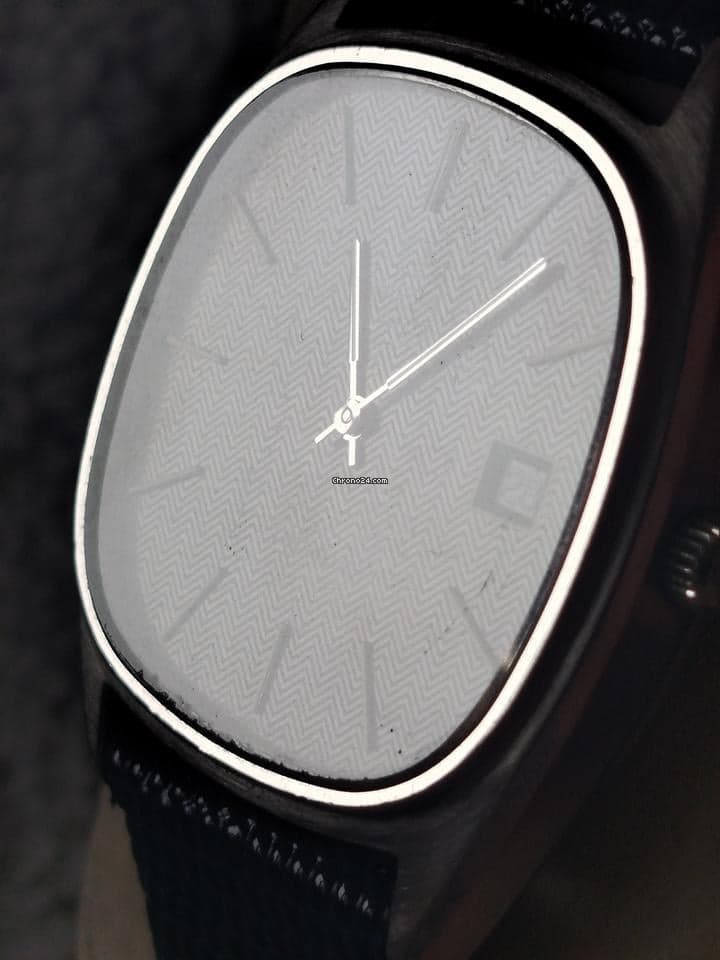 Omega Quartz De Ville rare, navy blue dial - Thumbnail 4