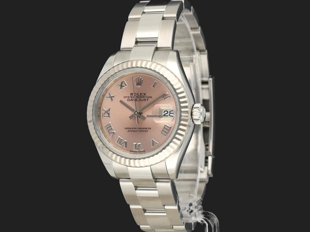 Rolex Lady-Datejust 28mm Pink Roman Dial 279174 - Image 1