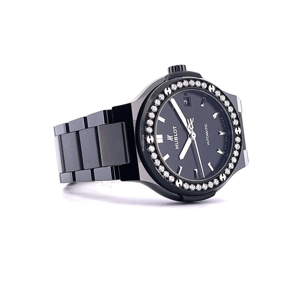 Hublot Classic Fusion Black Magic Diamonds / Ceramic / 38 mm / Full Set / very good Condition / 2024 - Thumbnail 13