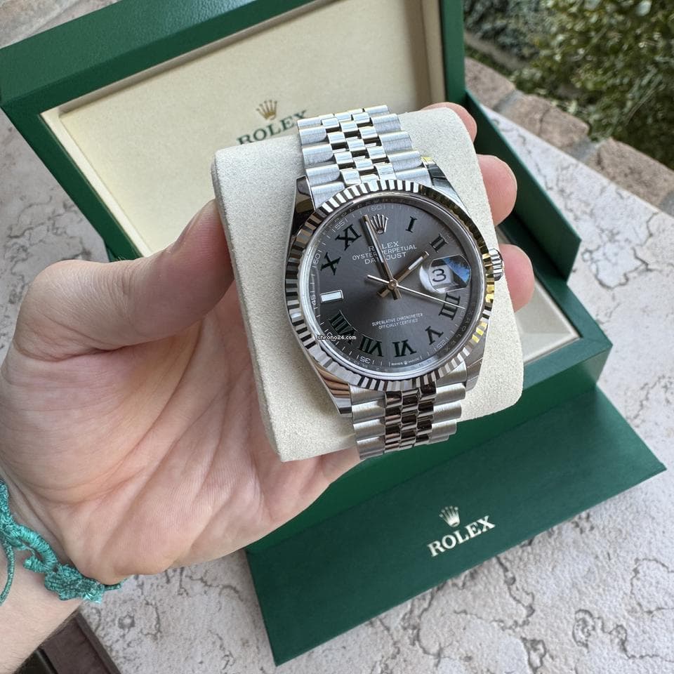 Rolex Datejust 36 Wimbledon 36mm 2025 Brand New - Thumbnail 2