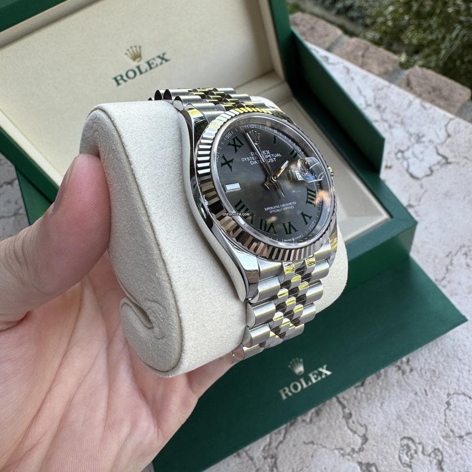 Rolex Datejust 36 Wimbledon 36mm 2025 Brand New - Thumbnail 3