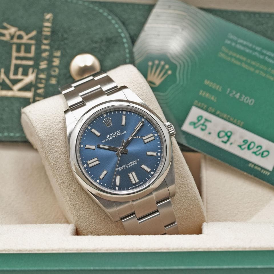 Rolex Oyster Perpetual 41 Ref. 124300 - Like New - Full set - From 2020 - Image 1