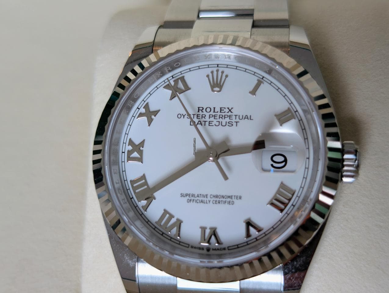 Rolex Datejust 36 Full Set, gekauft 07/25 beim Konzessionär, einmal getragen - Thumbnail 2