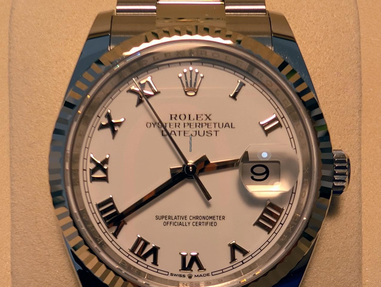 Rolex Datejust 36 Full Set, gekauft 07/25 beim Konzessionär, einmal getragen - Image 1