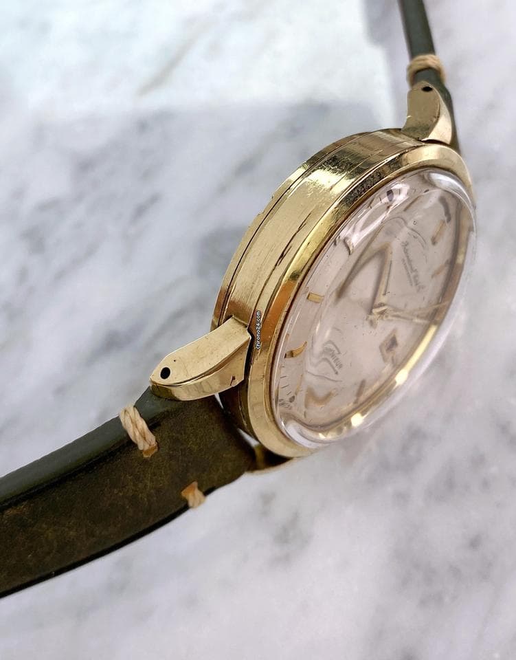 IWC Vintage Ingenieur Vollgold Solid Gold Automatic 36.5mm ref 666 666 - Thumbnail 5