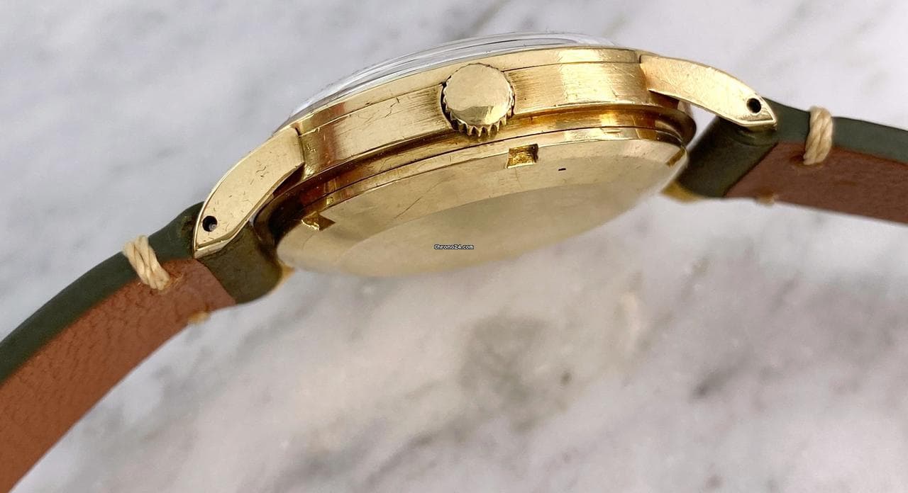 IWC Vintage Ingenieur Vollgold Solid Gold Automatic 36.5mm ref 666 666 - Thumbnail 12