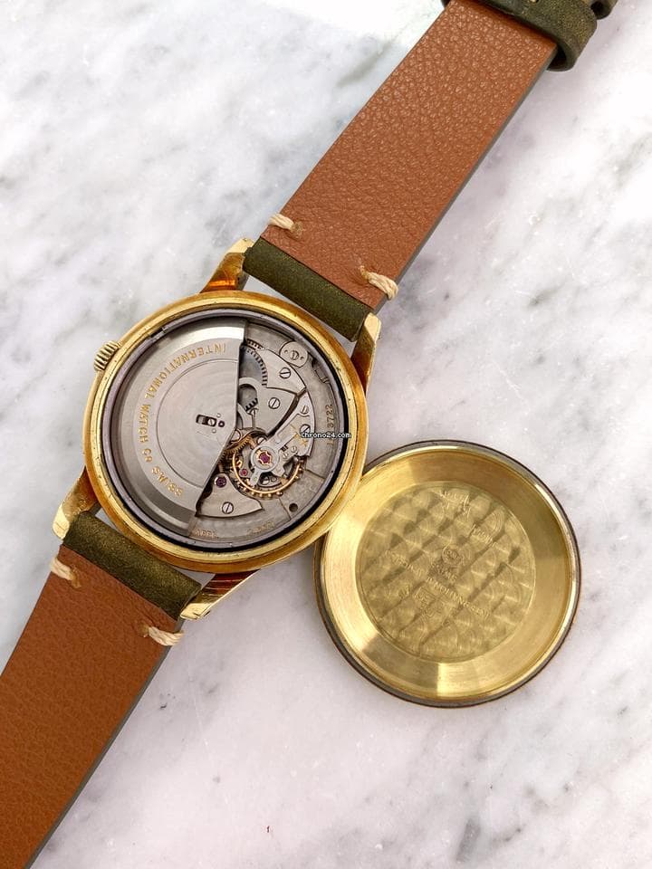 IWC Vintage Ingenieur Vollgold Solid Gold Automatic 36.5mm ref 666 666 - Thumbnail 7