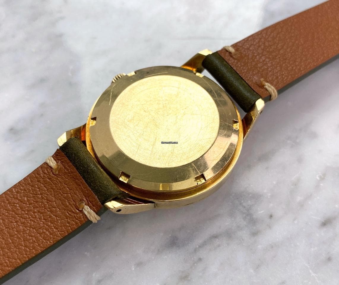 IWC Vintage Ingenieur Vollgold Solid Gold Automatic 36.5mm ref 666 666 - Thumbnail 13