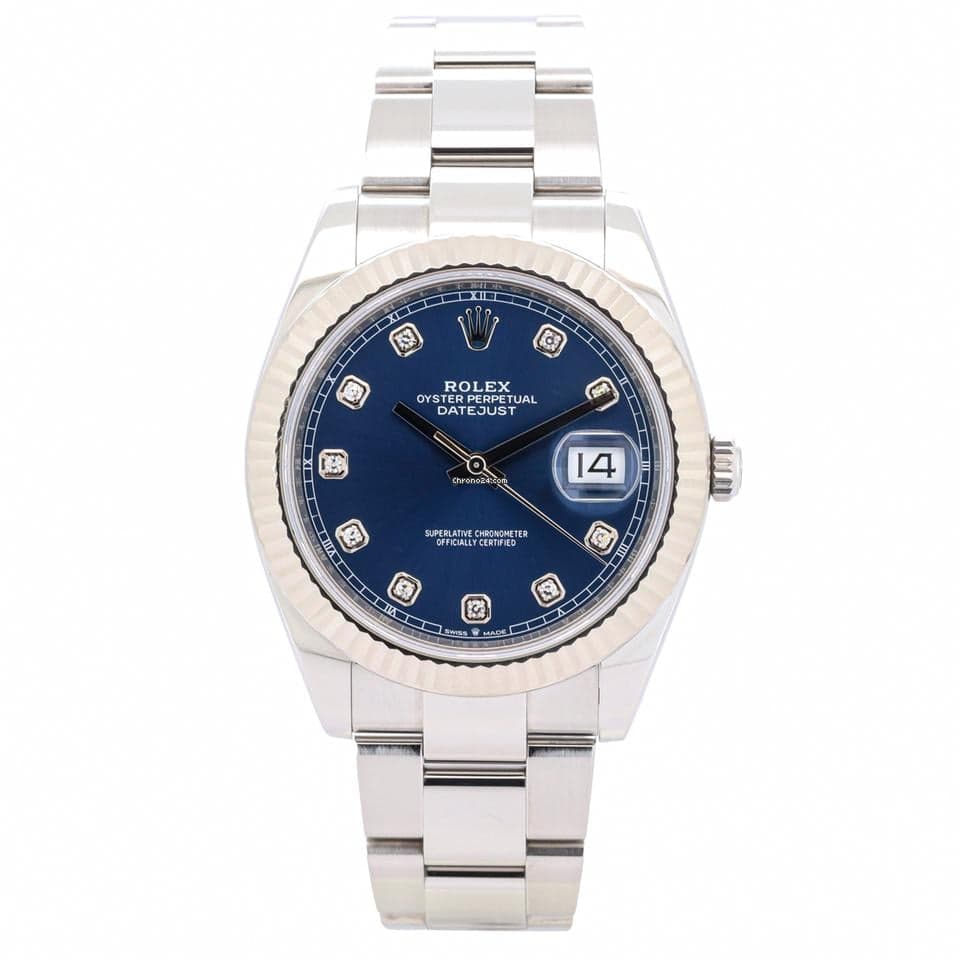 Rolex Datejust 41 126334 Blue Diamond - Image 1