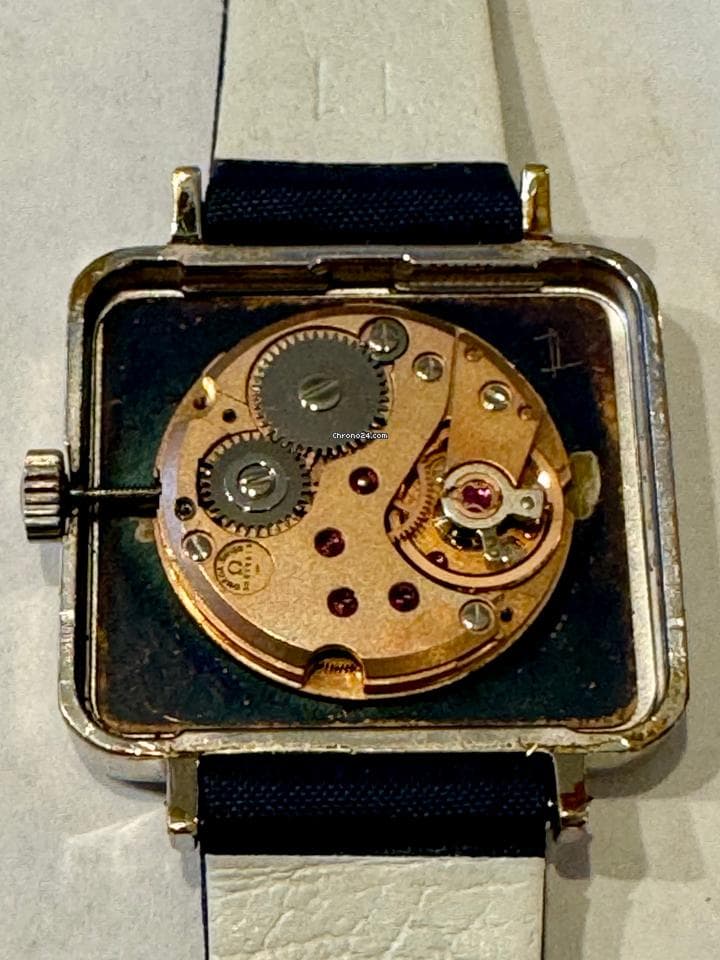 Omega De Ville Donker blauw, lopende Omega De Ville (nieuw orgineel bandje) - Thumbnail 7