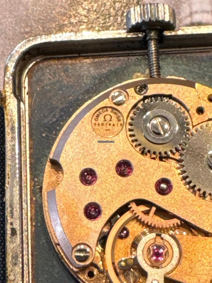 Omega De Ville Donker blauw, lopende Omega De Ville (nieuw orgineel bandje) - Thumbnail 8