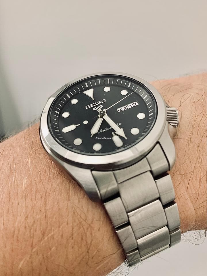Seiko 5 Sports  Black Automatic SRPE55K1 - Image 1