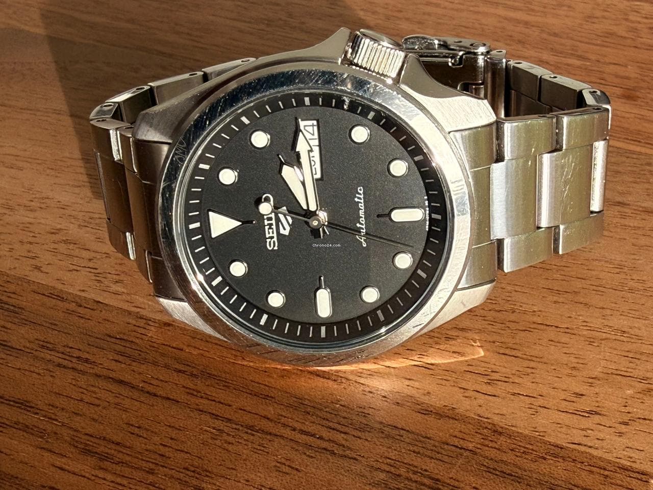 Seiko 5 Sports  Black Automatic SRPE55K1 - Thumbnail 5