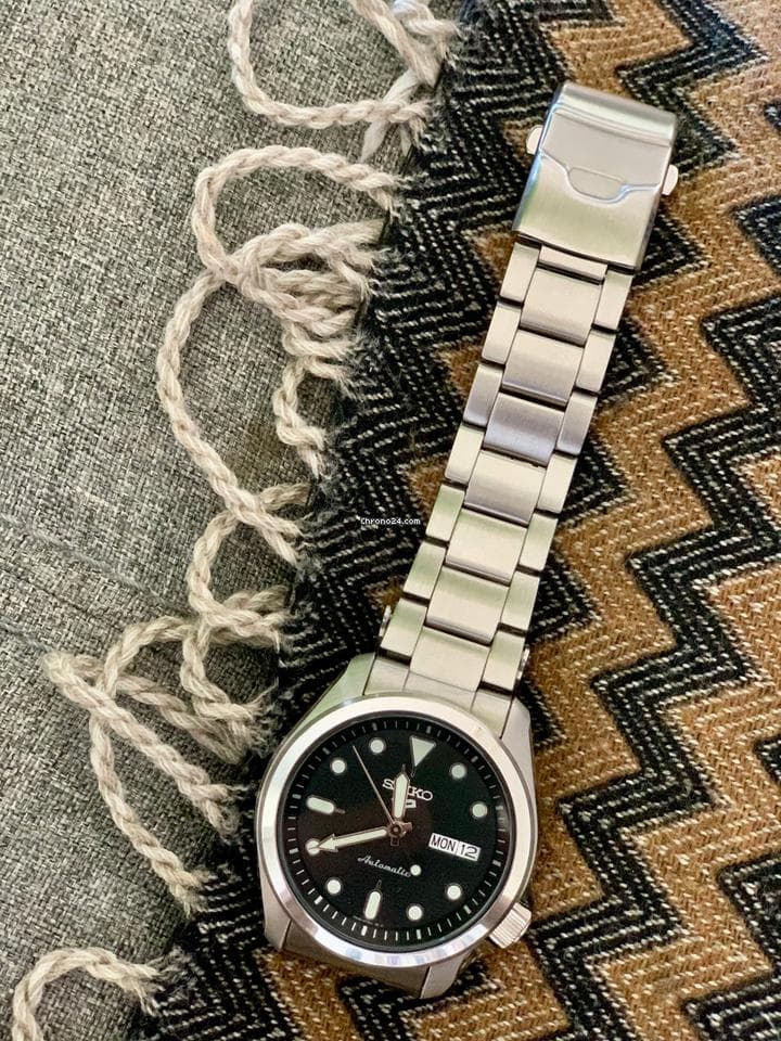 Seiko 5 Sports  Black Automatic SRPE55K1 - Thumbnail 2