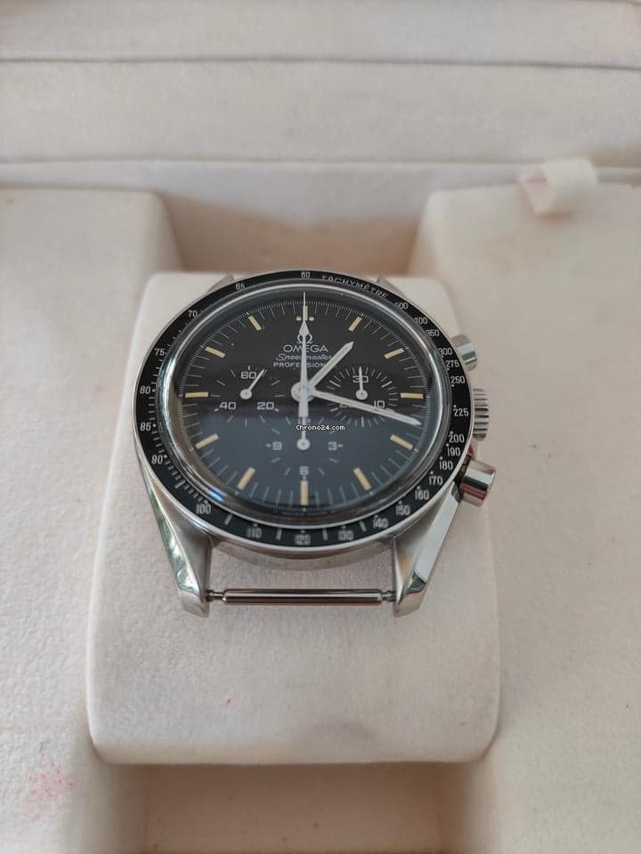 Omega Speedmaster Professional Moonwatch 145.0022 Beautiful Patina Dial With Original Omega Strap - Thumbnail 8