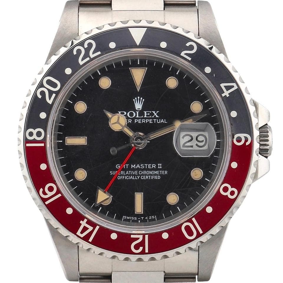 Rolex GMT-Master II Very Rare No Date. FatLady lSpyder l Full Set l 16760 l 1984