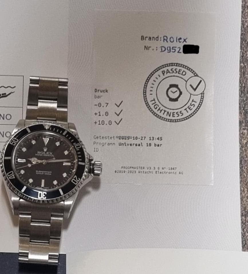 Rolex Submariner Serviced + certified - Thumbnail 13