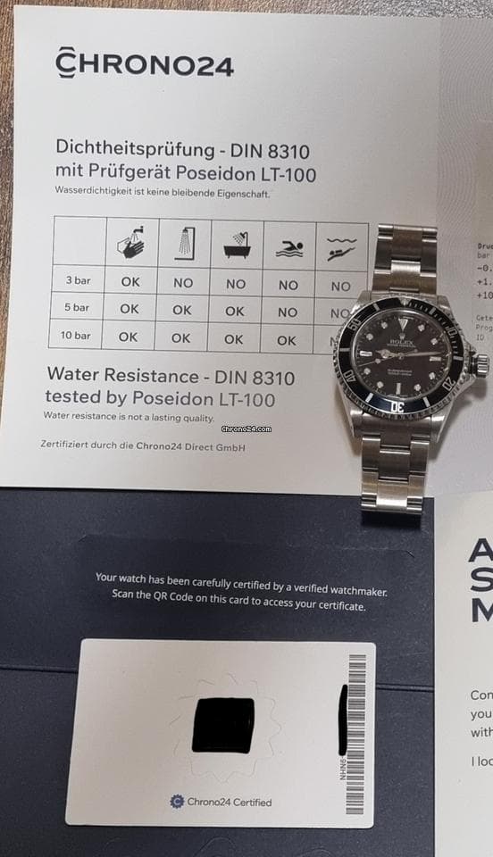 Rolex Submariner Serviced + certified - Thumbnail 14