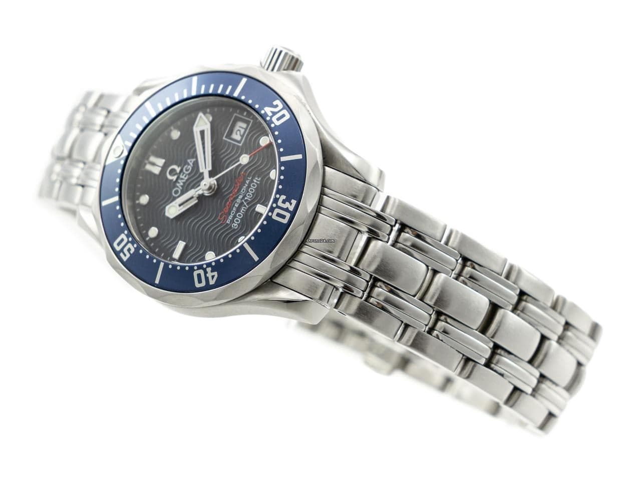 Omega Seamaster Diver 300 M Steel 28 mm Quartz Ref. 2224.80.00 - Thumbnail 3