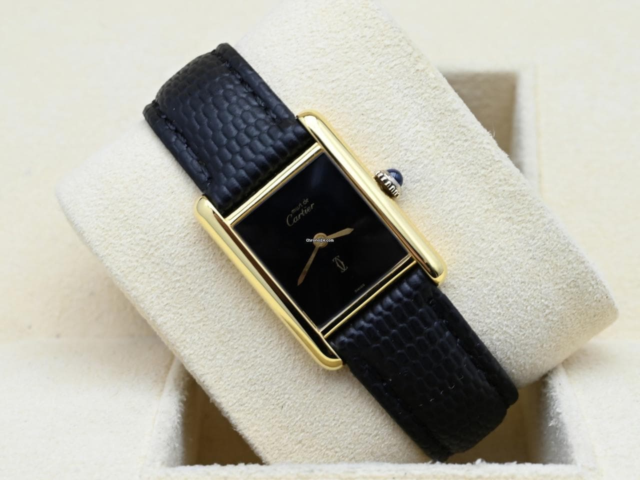 Cartier Tank Vermeil 20mm | Excellent Condition | Original Box - Image 1