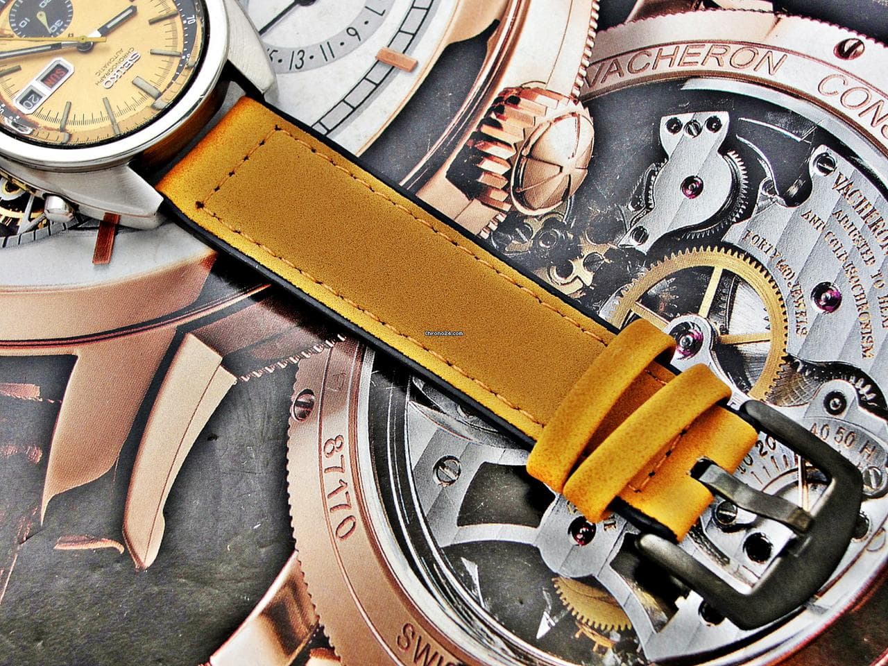 Seiko Chronograph Beautiful Retro Seiko Automatic Chronograph from 1972 - Thumbnail 14