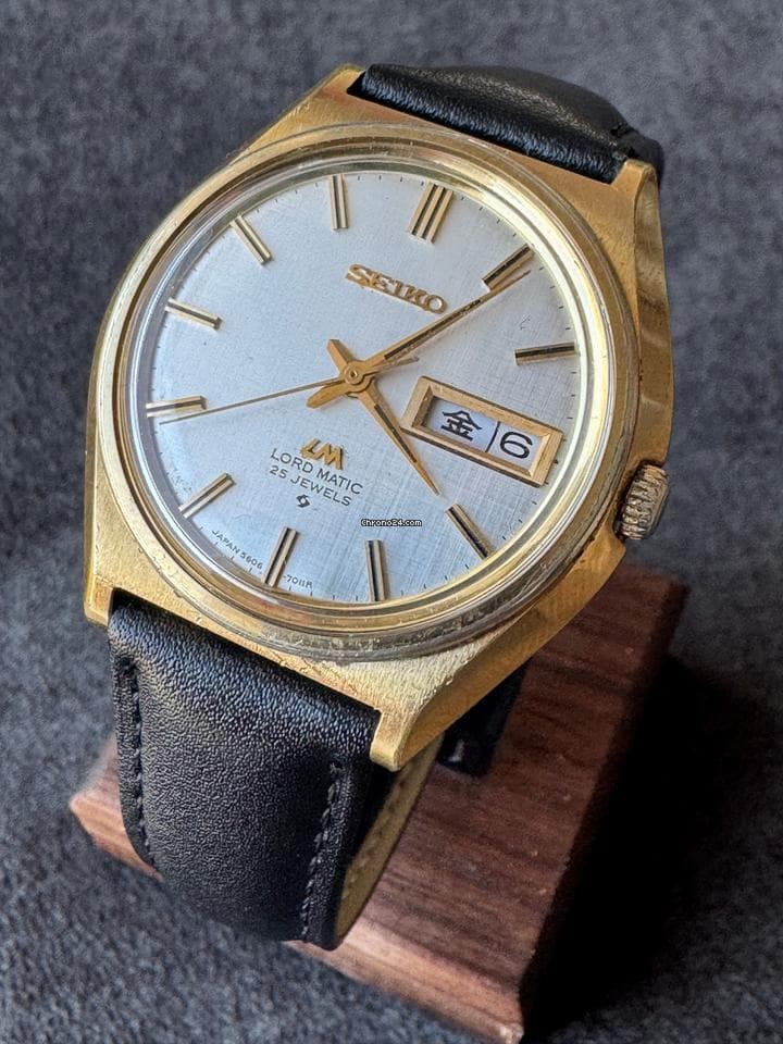 Seiko Lord Matic 1970.09 JDM 5606-7010 Linen dial - Image 1