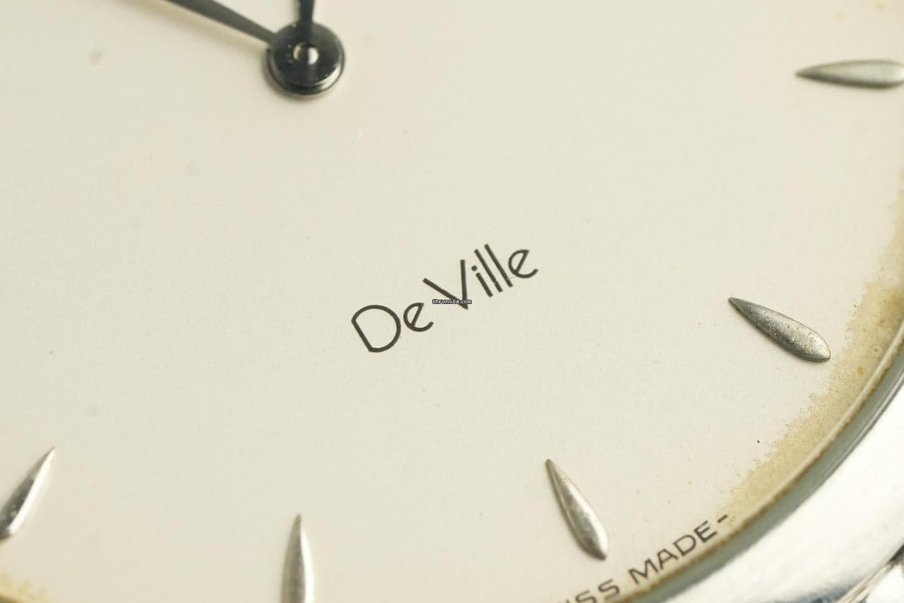 Omega De Ville Raised Hour Markers - Integrated Bracelet - Thumbnail 4