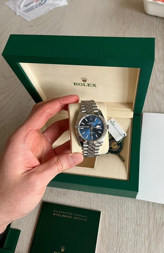 Rolex Datejust 41 Rolex Oyster Perpetual Datejust Blue 41mm - Image 1