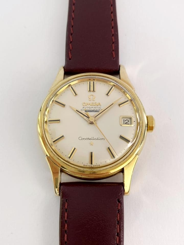 Omega Constellation Solid Gold Vollgold Vintage Automatic Automatik 14393 14393 - Thumbnail 5