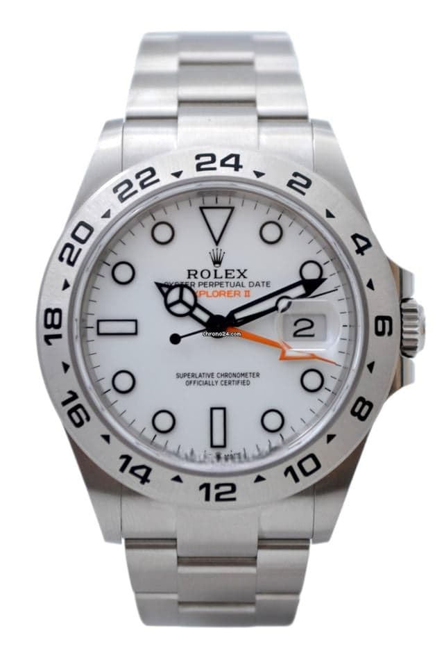 Rolex Explorer II Ref: 226570 42mm Automatic Steel Oyster White Dial Box+Papers 2024