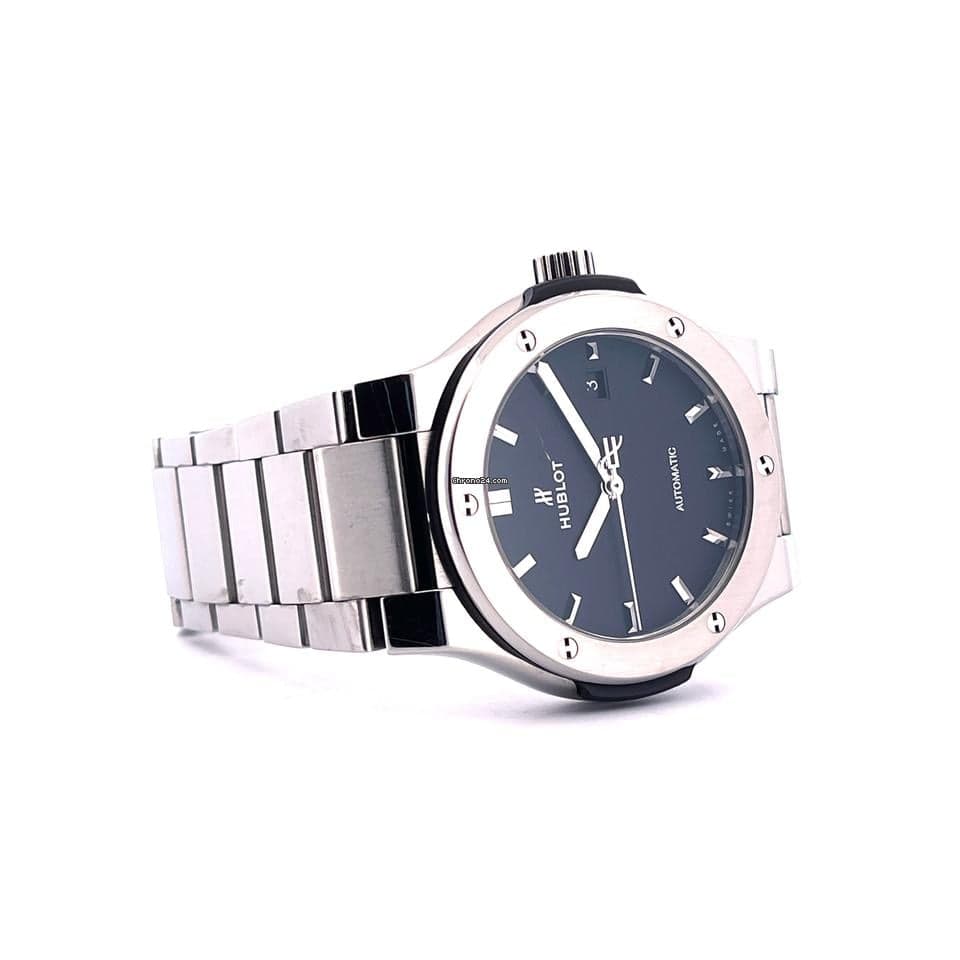 Hublot Classic Fusion Black Dial / Box & Papers - Thumbnail 14