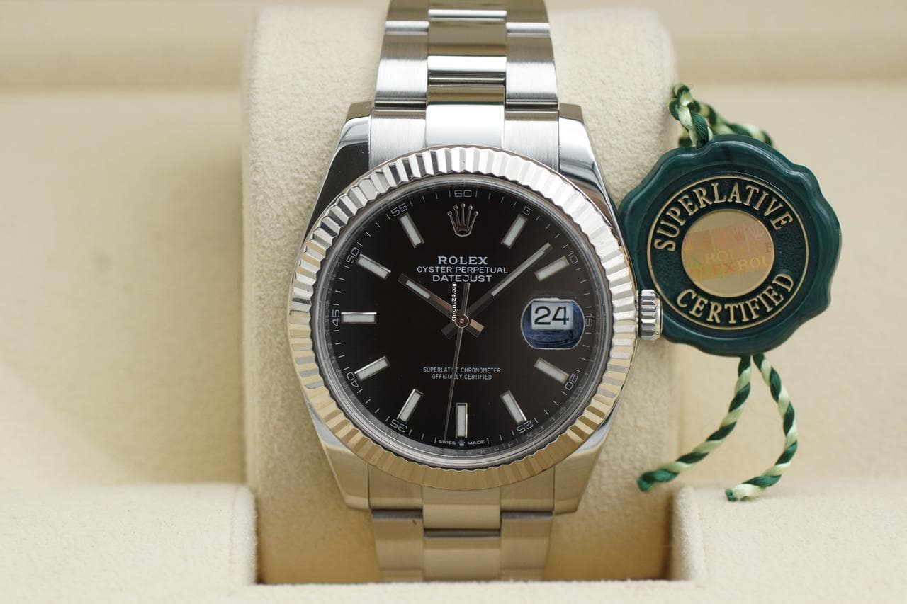 Rolex Datejust 41 126334 Schwarz Full-Set 2021