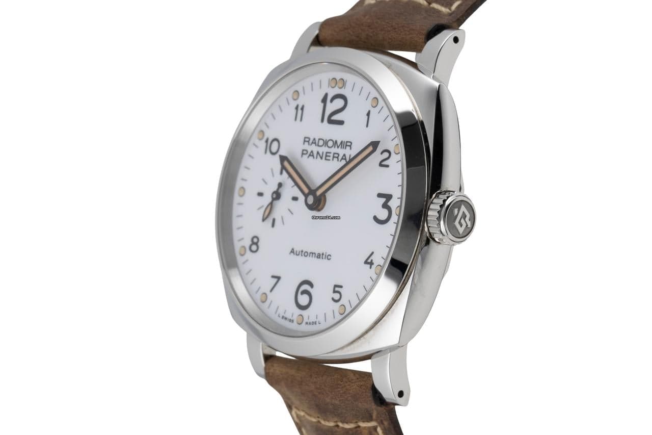 Panerai Radiomir 1940 3 Days Stahl Automatik Ref. PAM00655 Box & Papiere 2020 - Thumbnail 5