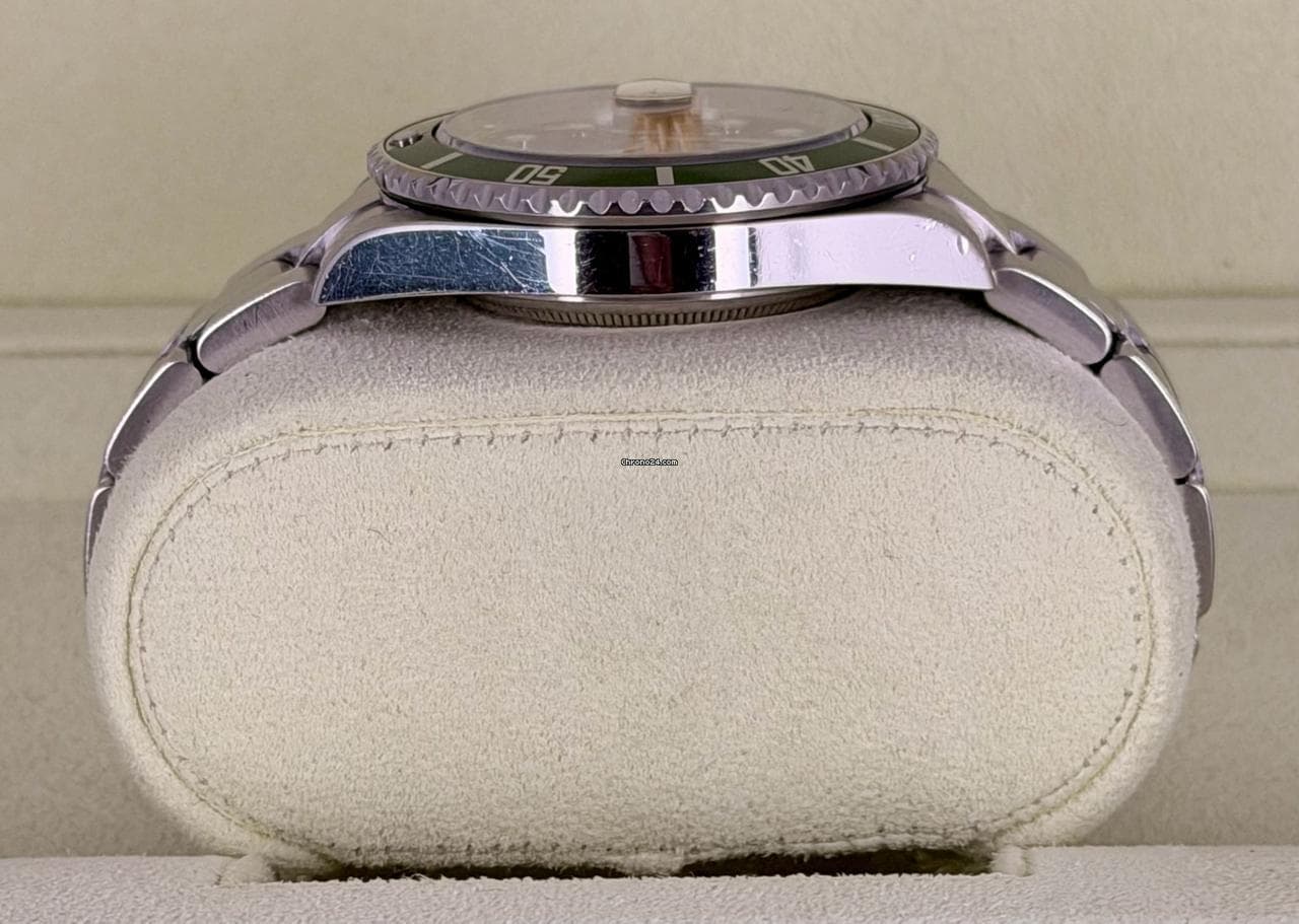 Rolex Submariner "Kermit" Never Polished ! Full Set With Tag MK5 Unconverted Collector - Thumbnail 5