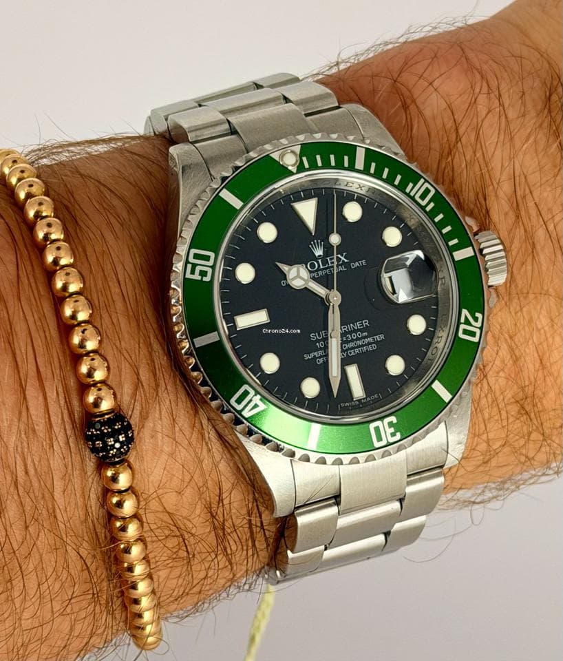 Rolex Submariner "Kermit" Never Polished ! Full Set With Tag MK5 Unconverted Collector - Image 1