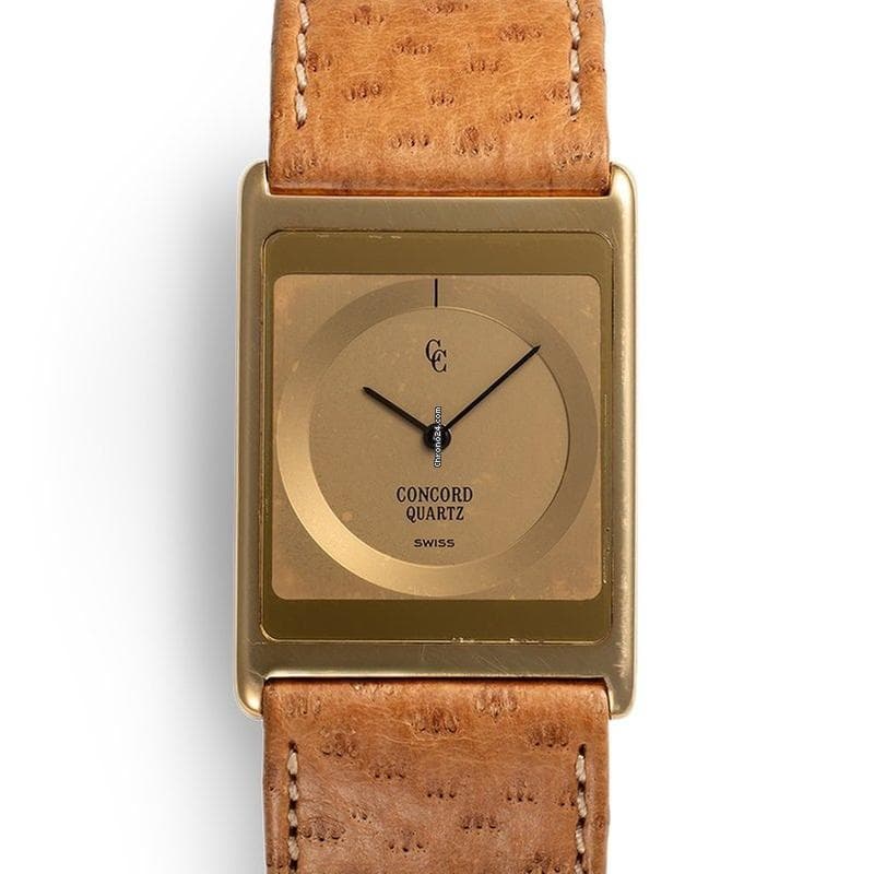 Concord Delirium 18K Yellow Gold Quartz Complete Set Box & Original Warranty - Image 1