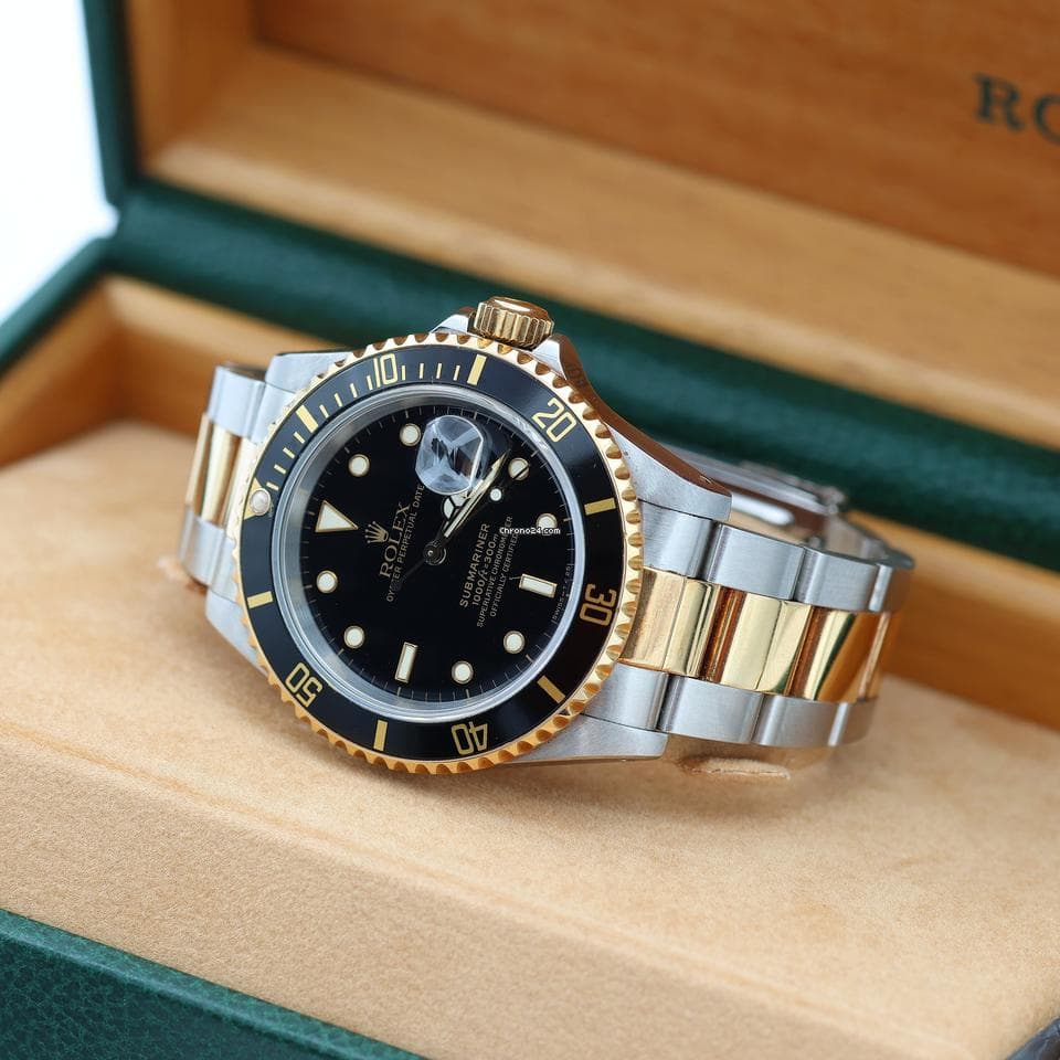 Rolex Submariner Date ref. 16613LN Steel/Gold - Full Set - Thumbnail 5