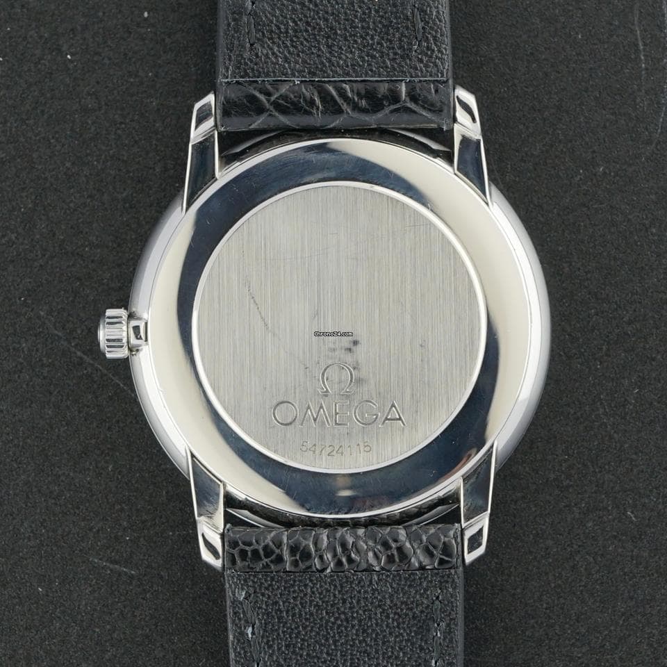 Omega Vintage Omega De Ville Prestige Black dial Manual Wind 125.0050 - 34,5mm - 1993 - Thumbnail 3