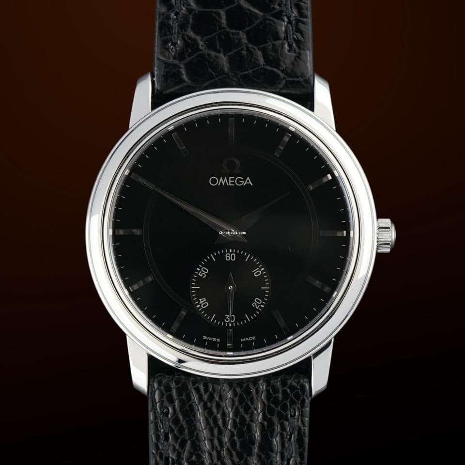 Omega Vintage Omega De Ville Prestige Black dial Manual Wind 125.0050 - 34,5mm - 1993 - Image 1