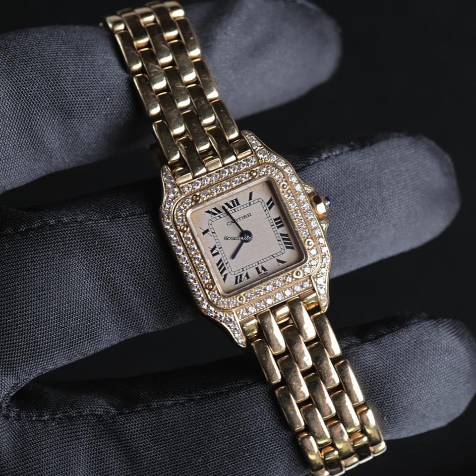 Cartier 18k Panthere Yellow gold and diamonds / Full set / 1984 - Image 1