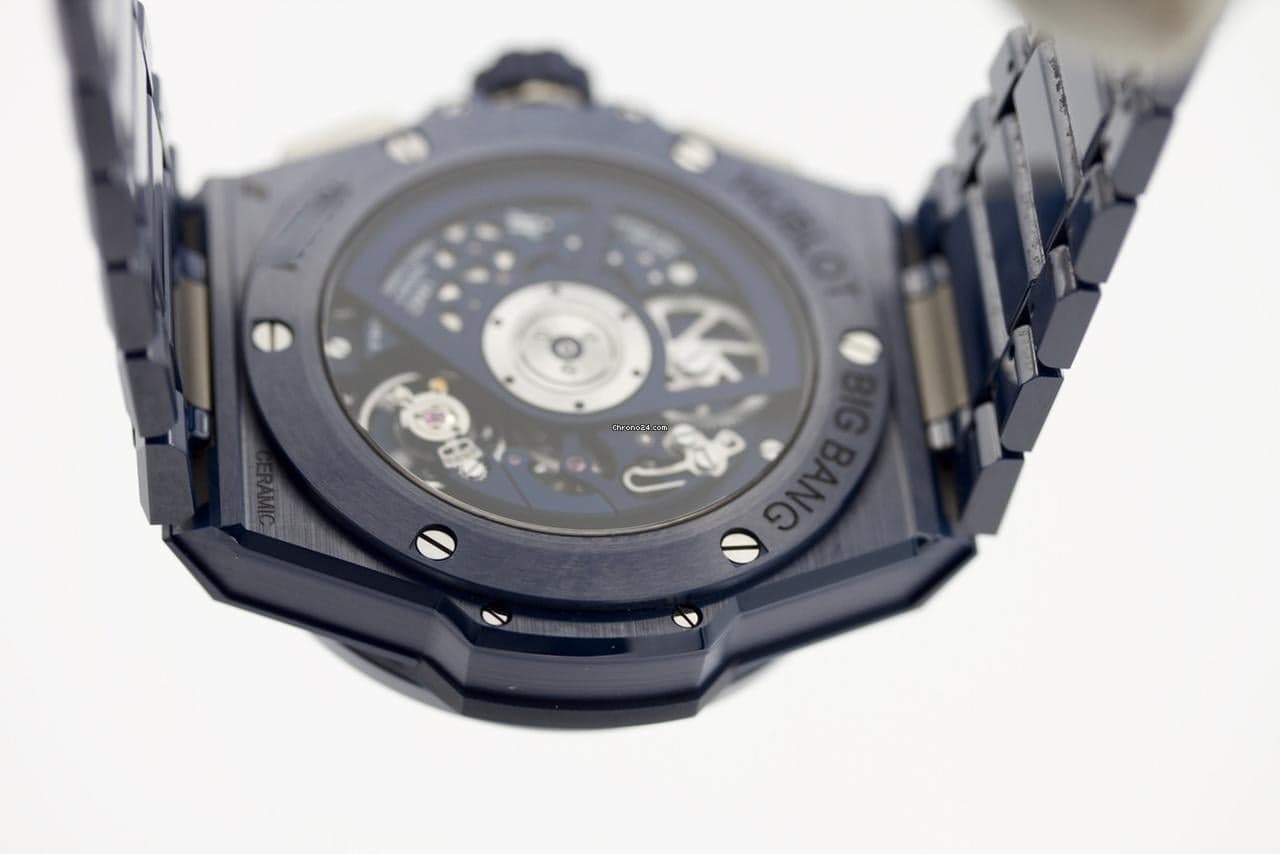 Hublot Big Bang Integral Blue Ceramic 42mm Unico Deutsch Fullset First buyer receipt 2021 Box - Thumbnail 14