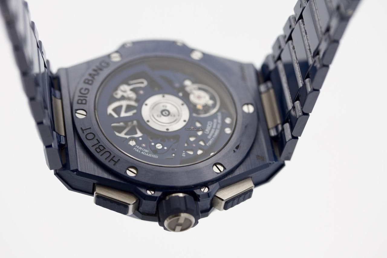 Hublot Big Bang Integral Blue Ceramic 42mm Unico Deutsch Fullset First buyer receipt 2021 Box - Thumbnail 13
