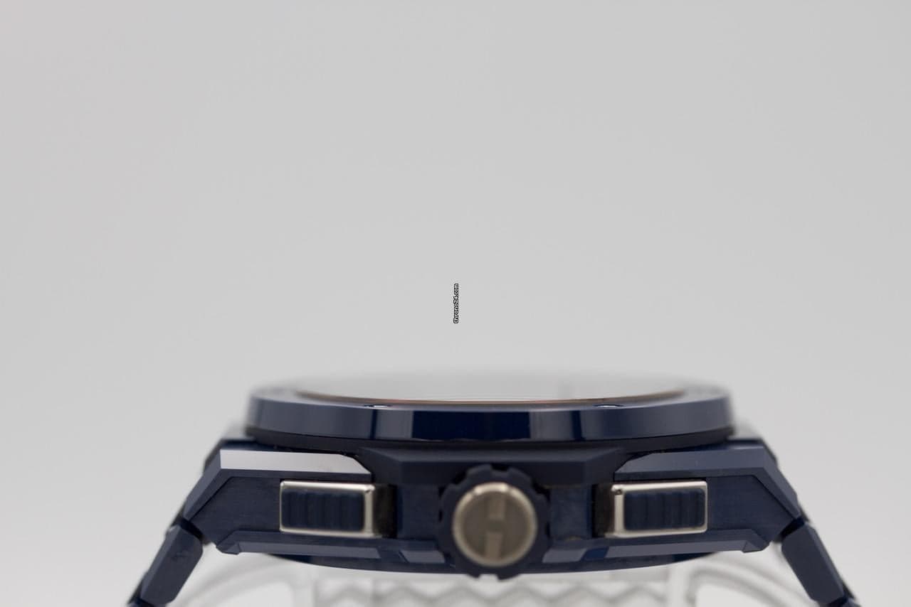 Hublot Big Bang Integral Blue Ceramic 42mm Unico Deutsch Fullset First buyer receipt 2021 Box - Thumbnail 6