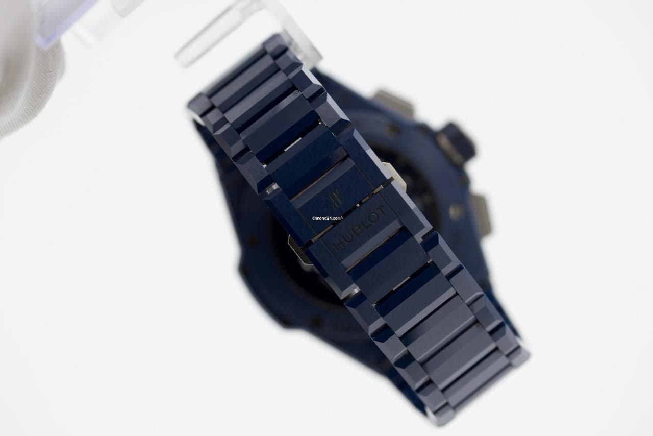 Hublot Big Bang Integral Blue Ceramic 42mm Unico Deutsch Fullset First buyer receipt 2021 Box - Thumbnail 12