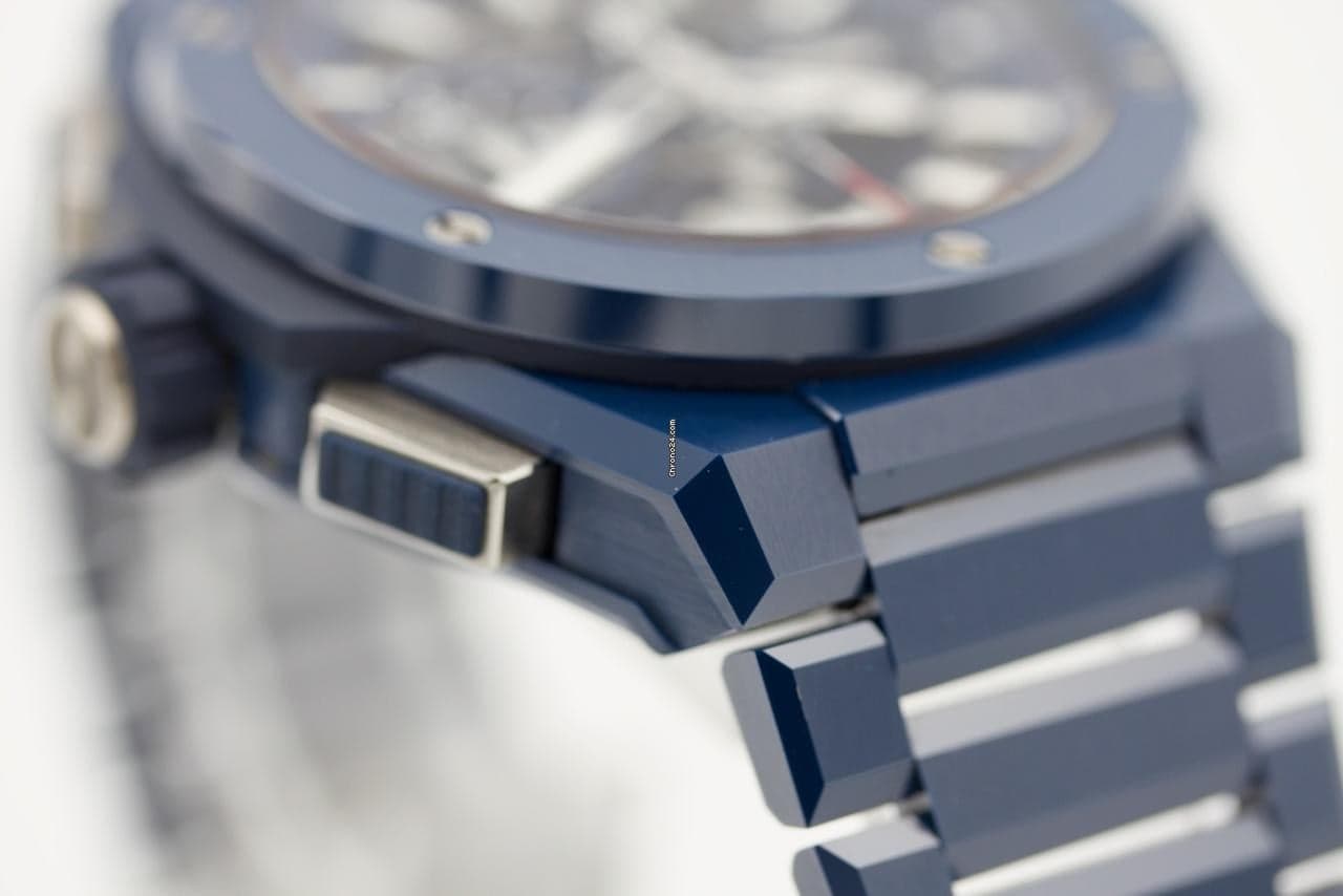 Hublot Big Bang Integral Blue Ceramic 42mm Unico Deutsch Fullset First buyer receipt 2021 Box - Thumbnail 11